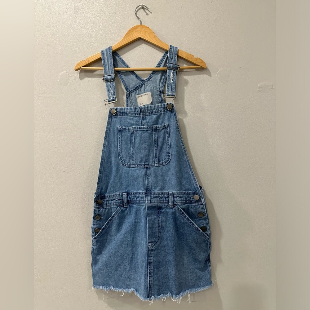 Overall Jean Skirt